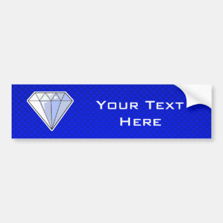 Blauer Diamant Autoaufkleber