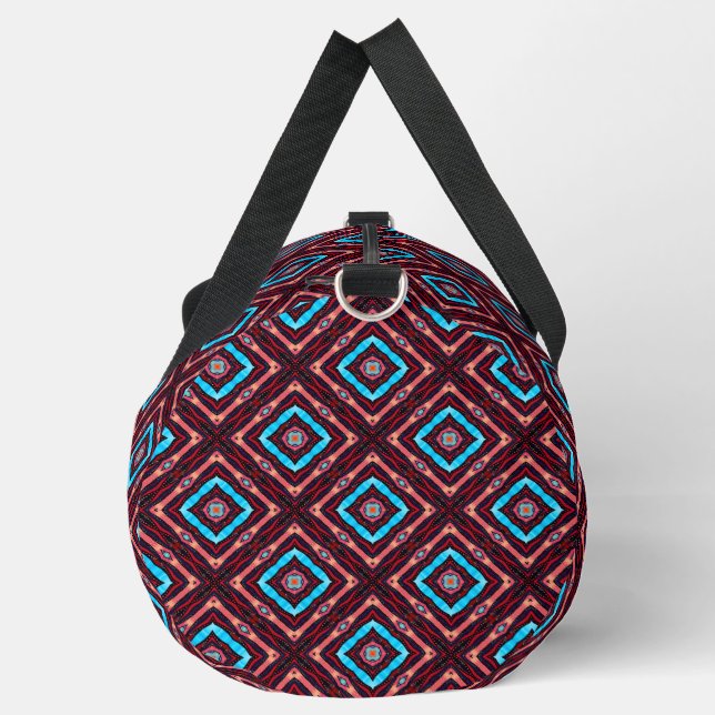 Blauer Diamant Duffle Bag (Linke Seite)