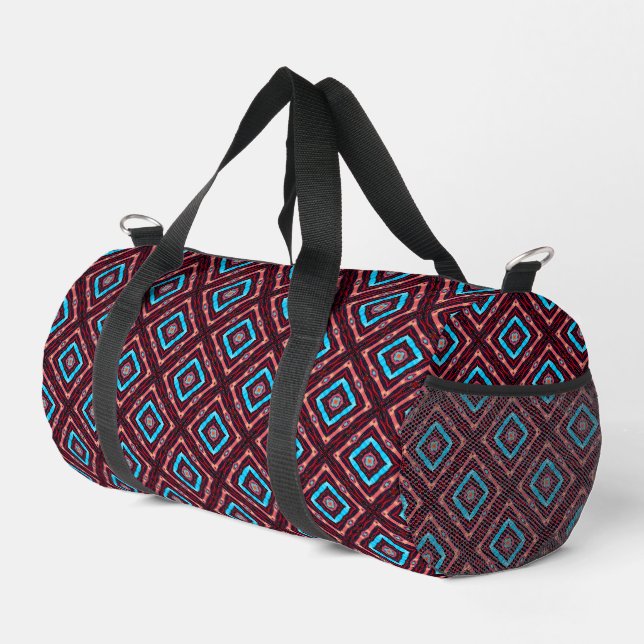 Blauer Diamant Duffle Bag (Rechte Ecke)