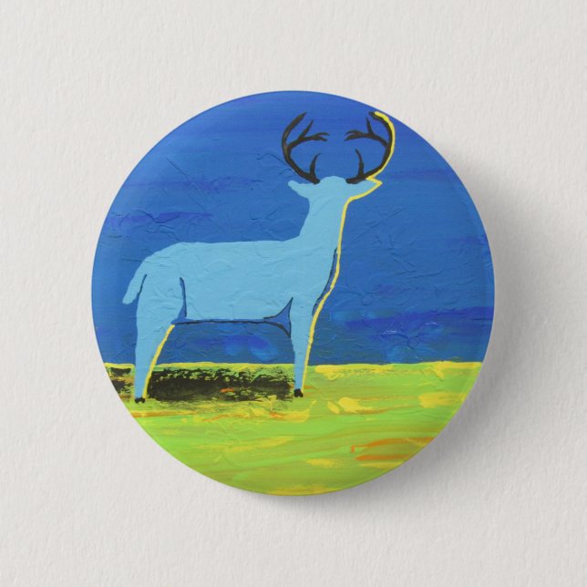 Blauer Dollar Button (Vorderseite)