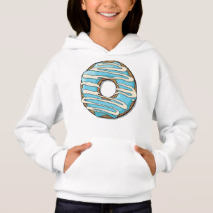 Blauer Donut, Doughnut, Icing, Zuckerguss, Glaze Hoodie