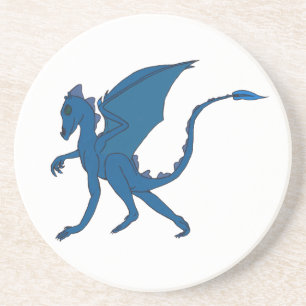 Blauer Drache Coster durch IDC Getränkeuntersetzer