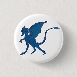 Blauer Drache-Knopf durch IDC. Button
