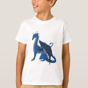 Blauer Drache T-Shirt