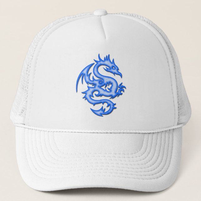 BLAUER DRACHE TRUCKERKAPPE (Vorderseite)