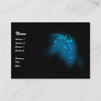 Blauer Drache Visitenkarte
