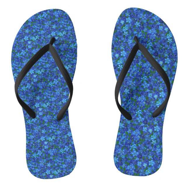 Blauer Dreh Flop Flip Flops (Fußbett)