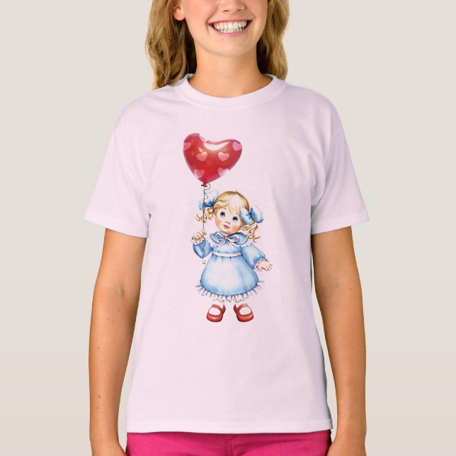 Blauer Dressgürtel T-Shirt (Vorderseite)