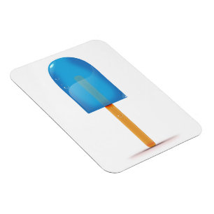 Blauer Eis-Lutscher Magnet
