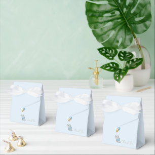 Blauer Elefant Geschenk Favor Baby Shower  Geschenkschachtel