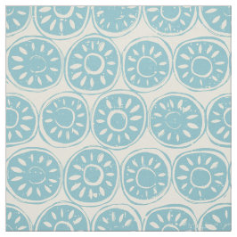 Blauer Elfenbein Stoff