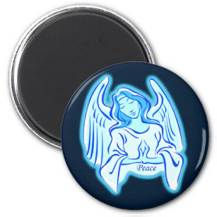 Blauer Engel des Friedensmagnets Magnet