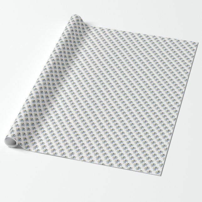 Blauer Engel/Fairy Geschenkpapier (Ungerollt)