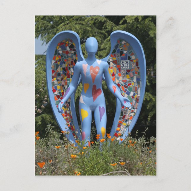 Blauer Engel Postkarte (Vorderseite)