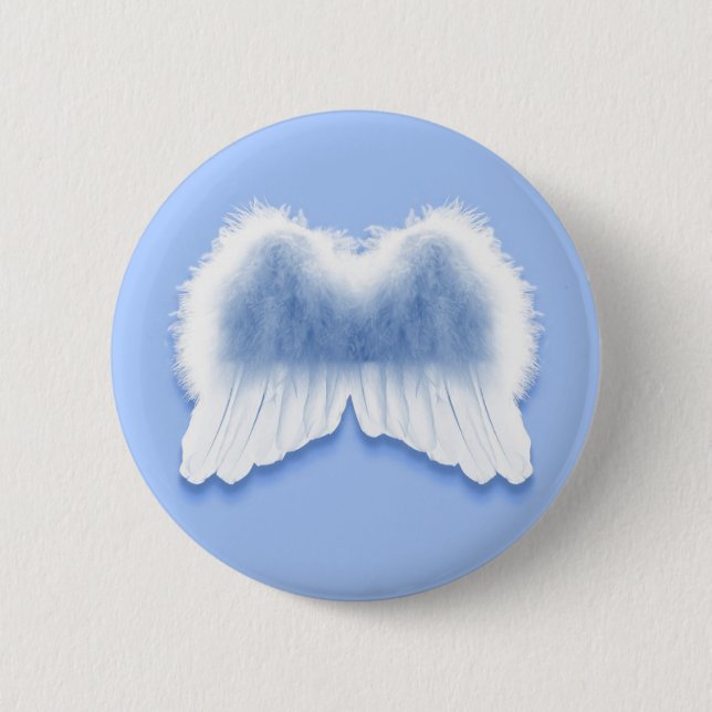 Blauer Engel Wings 2 ¼ Zoll-runden Knopf Button (Vorderseite)