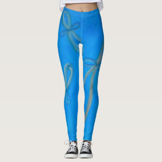 Blauer Engels-Unendlichkeits-Leggings Leggings