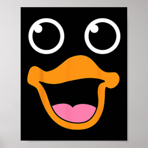 Blauer Entenkostüm Halloween-Tierkostüm für Kinder Poster