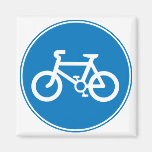 Blauer Fahrrad-Magnet Magnet