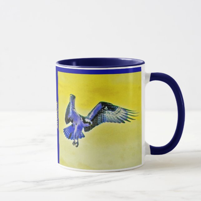 Blauer Falke Tasse (Rechts)
