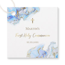 Blauer Farbmarmor Erste Heilige Kommunion