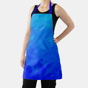 Blauer Farbverlauf abstrakt Schürze