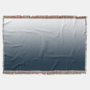 Blauer Farbverlauf Decke