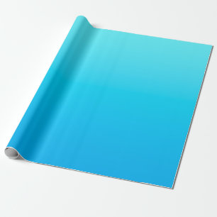 Blauer Farbverlauf Geschenkpapier