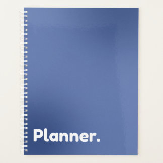 Blauer Farbverlauf undatiert Planer