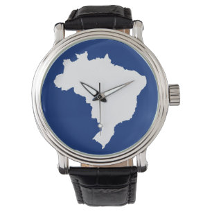 Blauer Feiertag Brasilien Armbanduhr