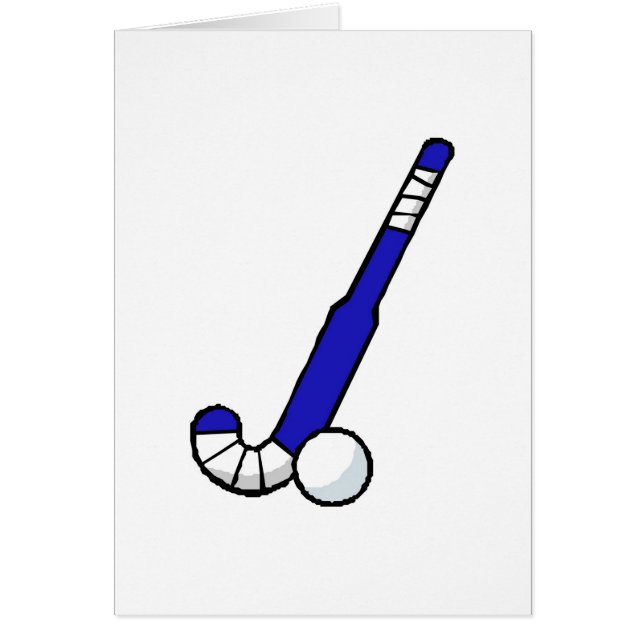 Blauer Feld-Hockey-Stock (Vorne)