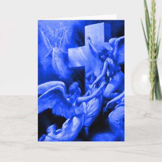 Blauer Felsen des Alters Karte (Vorderseite)