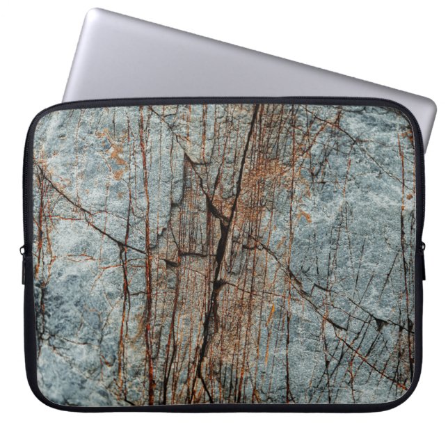 Blauer Felsen Laptopschutzhülle (Vorderseite)