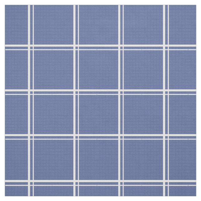 Blauer Fensterbereich Kariert Stoff (Muster)