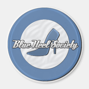 Blauer Fersen-Gesellschafts-Magnet Magnet