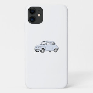 Blauer Fiat 500 Topolino Case-Mate iPhone Hülle