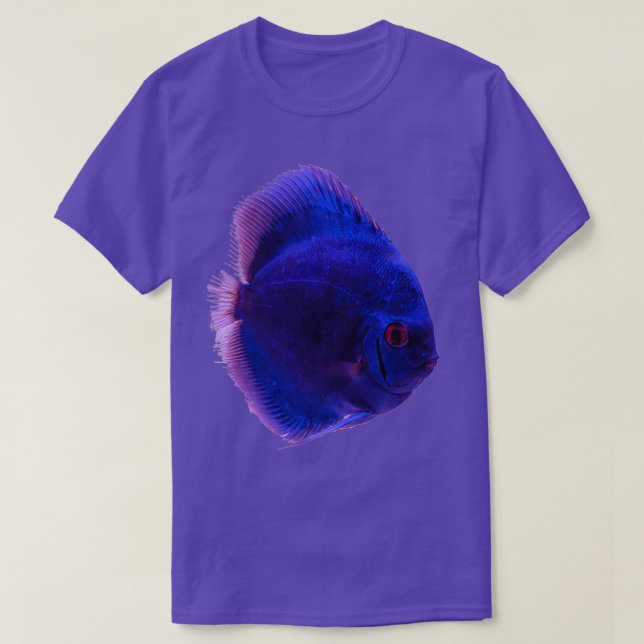 Blauer Fisch 8 T-Shirt (Design vorne)