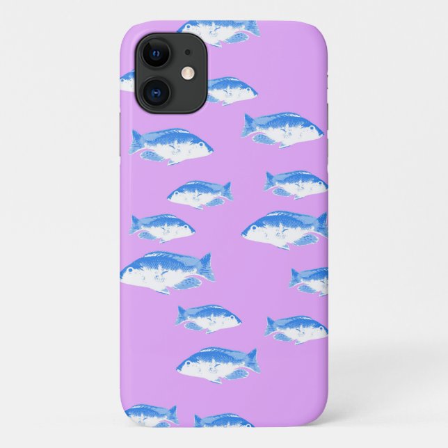 Blauer Fisch Case-Mate iPhone Hülle (Rückseite)