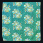 Blauer Fisch Halstuch<br><div class="desc">Blauer Fisch Bandana von ArtMuvz Illustration. Matching Blue Fish Bekleidung, Fischen T - Shirt, Fischer Geschenke.</div>