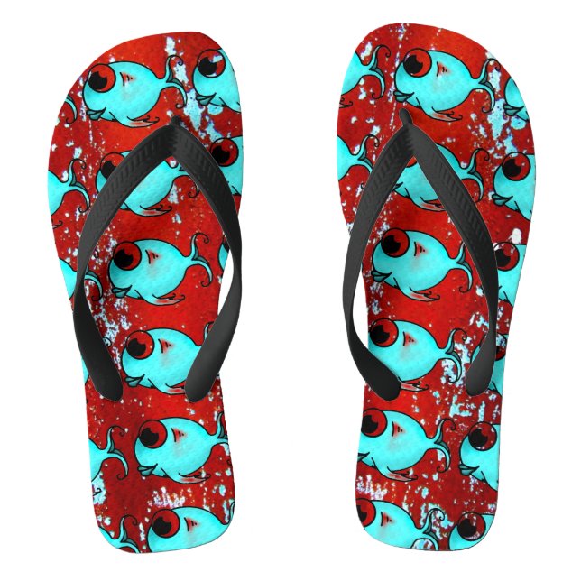 Blauer Fisch Männerflip Flip Flops (Fußbett)