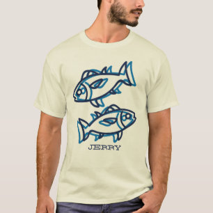 Blauer Fisch T-Shirt
