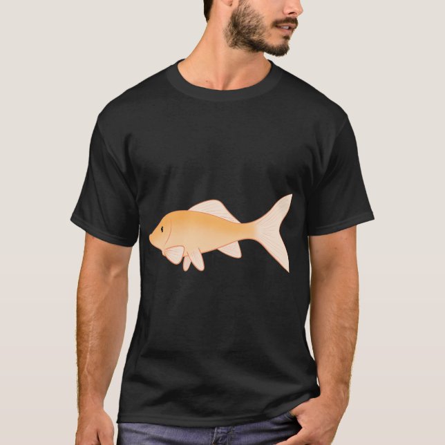 Blauer Fisch T-Shirt (Vorderseite)