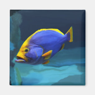 Blauer Fischmagnet Magnet