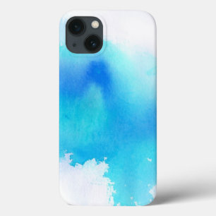 Blauer Fleck, Aquarell abstrakt Case-Mate iPhone Hülle