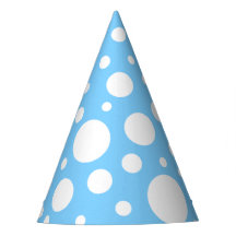 Blauer Fleck Party Hats