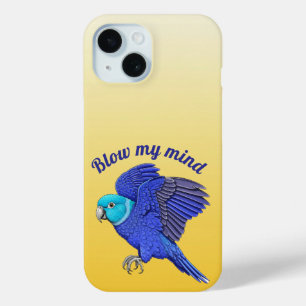 Blauer fliegender Papagei Gelbe Grafik Case-Mate iPhone Hülle