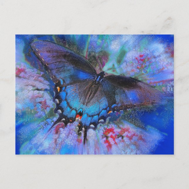 Blauer Flug, Postkarte (Vorderseite)