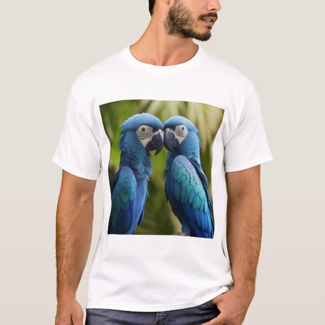 Blauer Flug T-Shirt (Vorderseite)