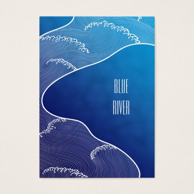 Blauer Fluss (Vorderseite)