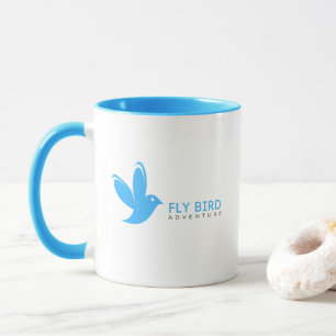 Blauer Flying Bird Tasse