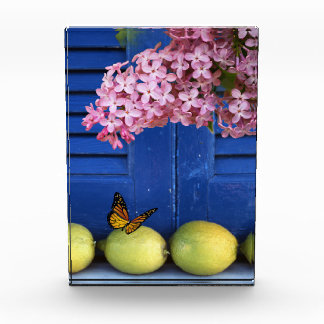 Blauer Foto-Block Fotoblock